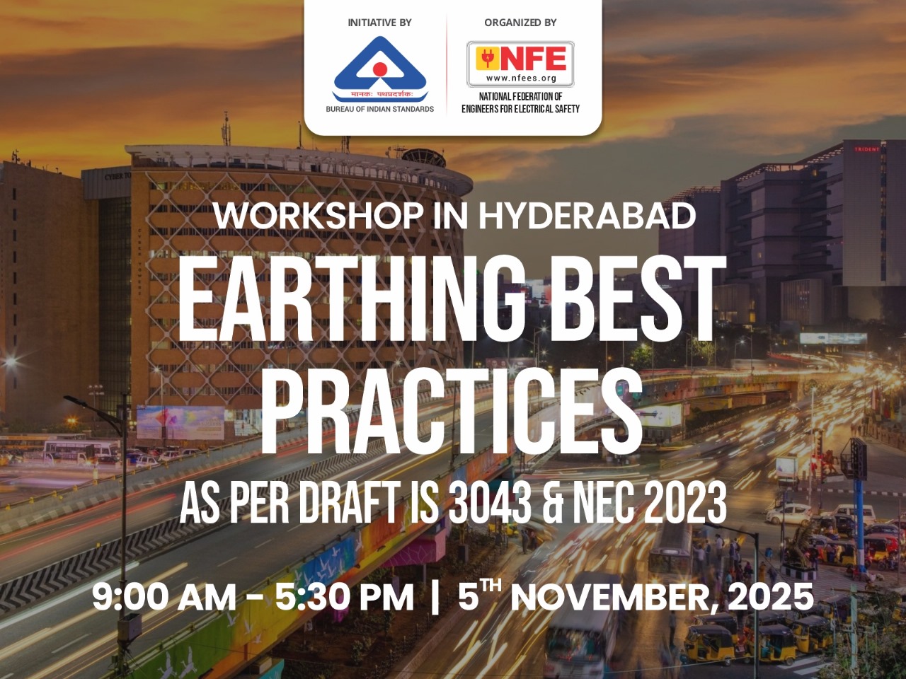 Earthing Best Practices as per draft IS 3043 & NEC 2023